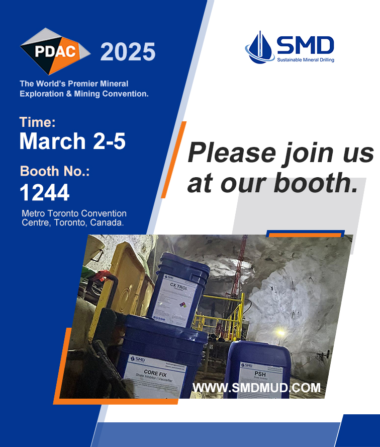 2025 PDAC in Toronto Canada, drilling mud supplier